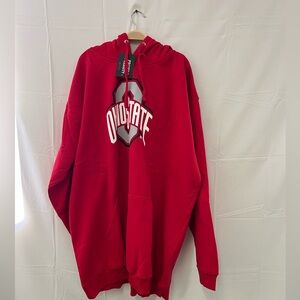 NEW PROFILE VARSITY BIG AND TALL OHIO HOODIE SIZE:4XLT